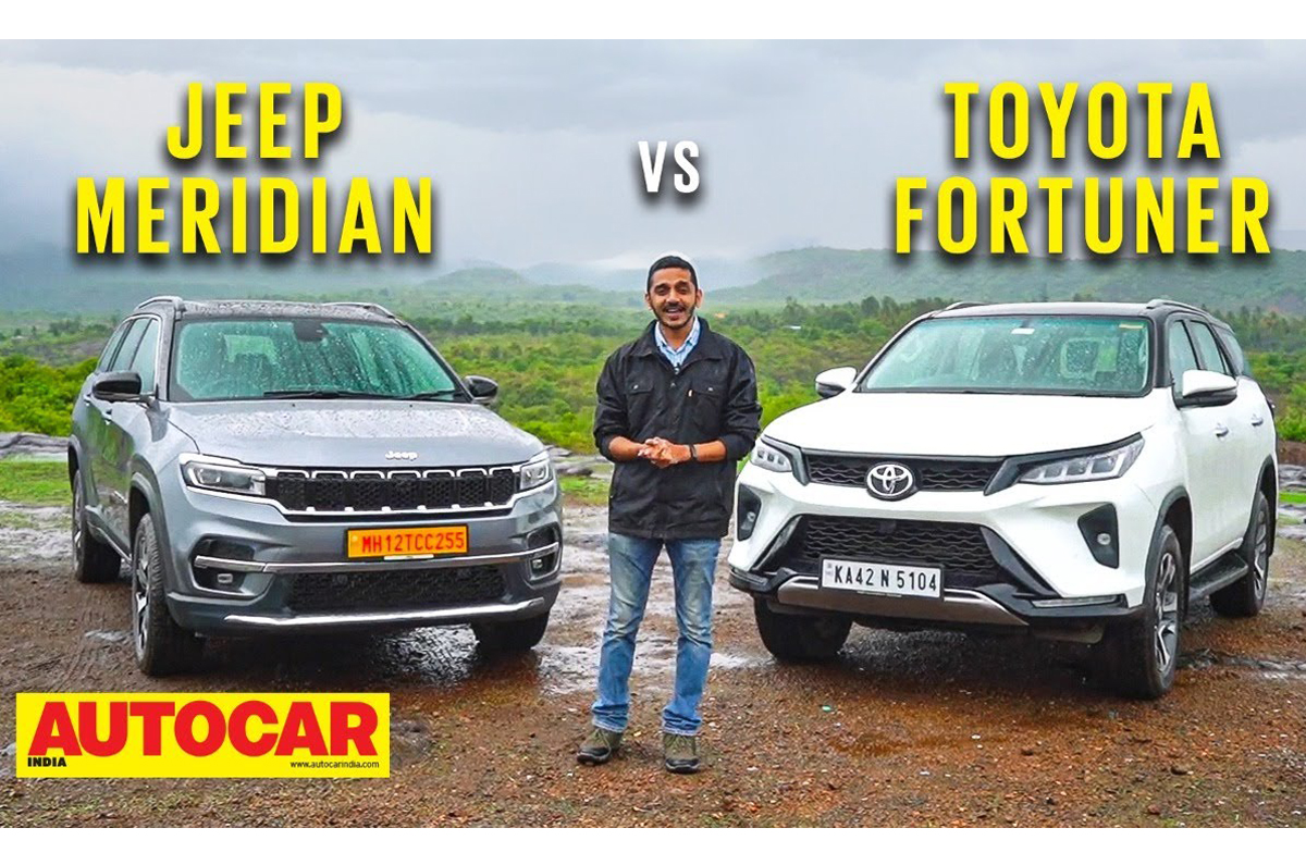 2022 Jeep Meridian Vs Toyota Fortuner Legender Comparison David Vs